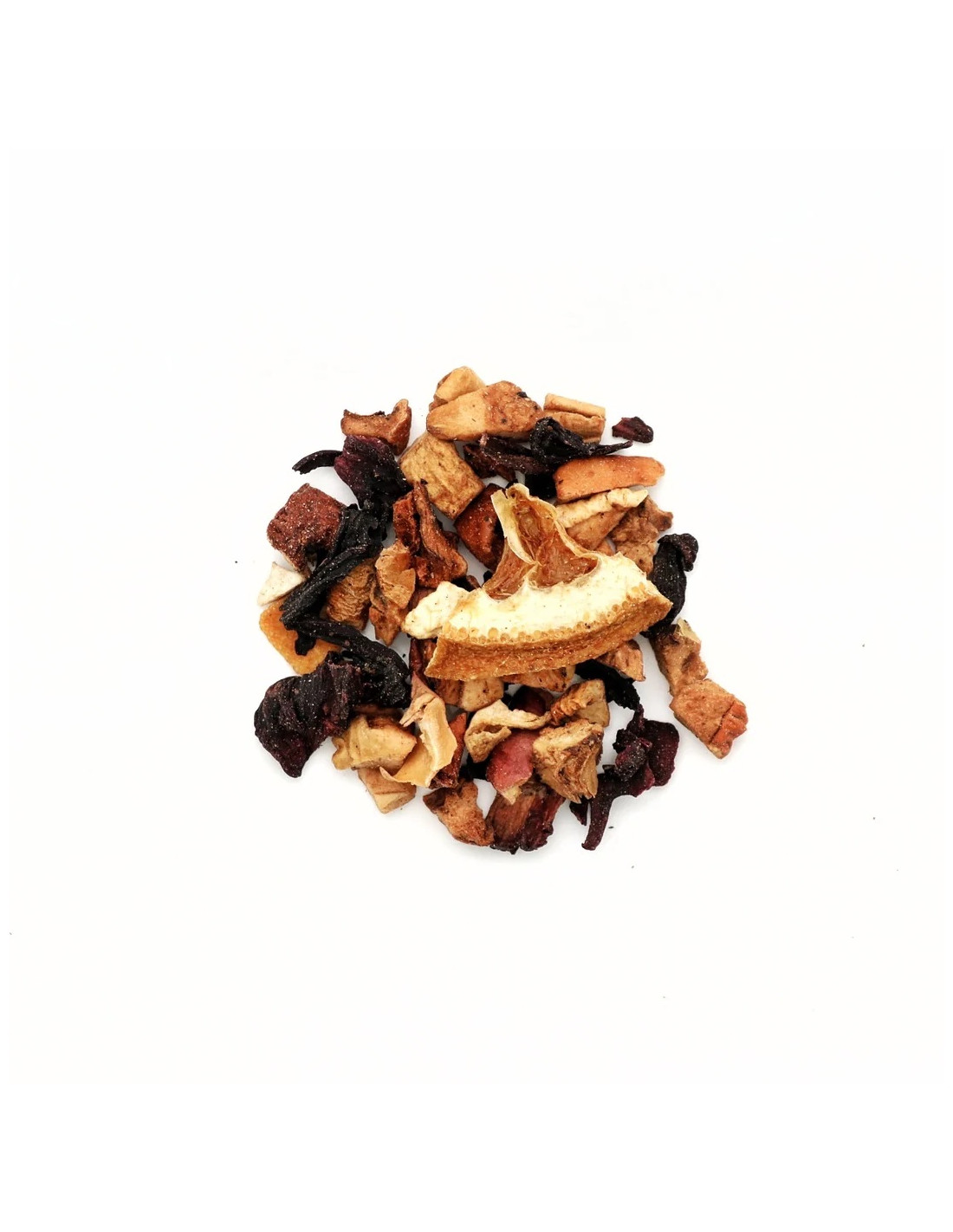 Infusion, hibiscus, pommes, oranges sanguines - La Vie comme elle Vient - (20 sachets individuels)